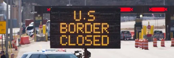 US Boarder Closed