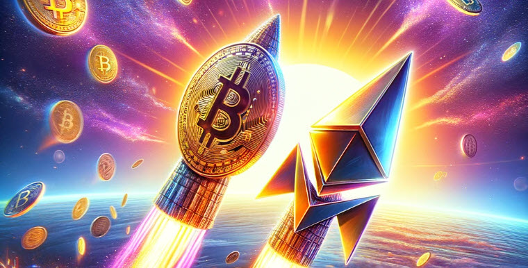 Bitcoin and Ethereum Price Surge