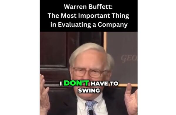 Warren Buffett Stock Investing Tip