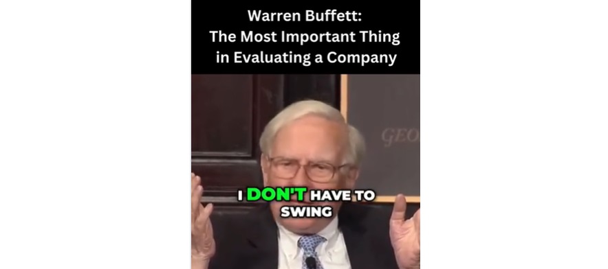 Warren Buffett Stock Investing Tip