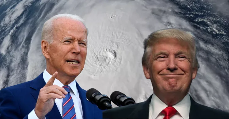 Biden calls out Trump