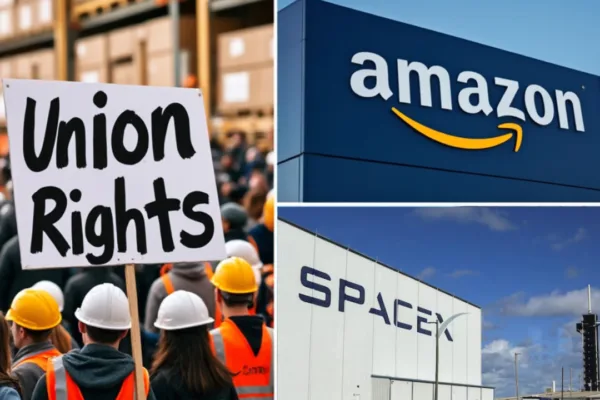 SpaceX and Amazon Against Labor