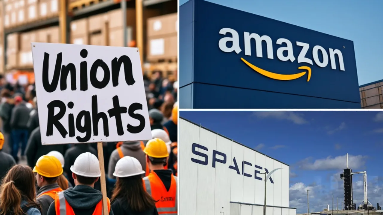 SpaceX and Amazon Against Labor