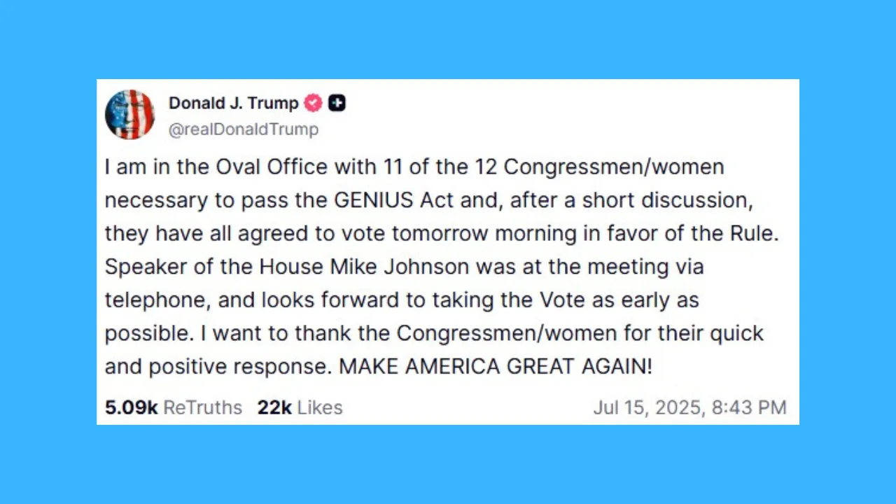 Trump Passing Genius Act