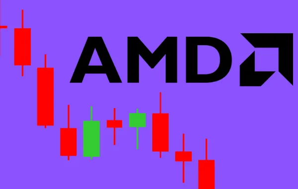 AMD Stock Down