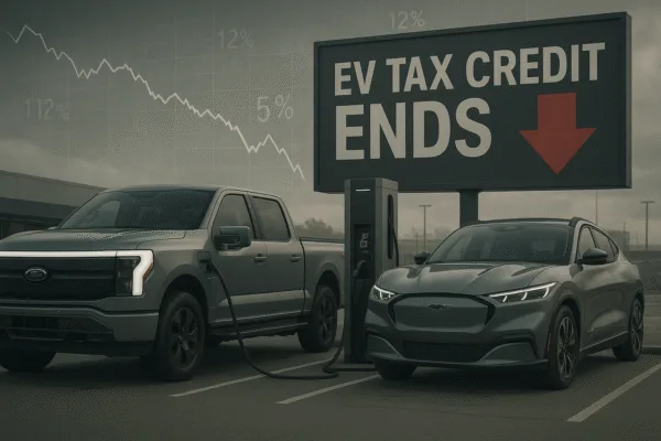 EV tax credits ending