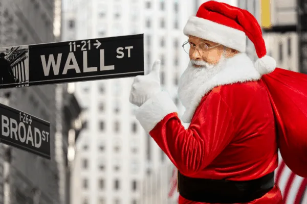 Santa Claus Wall Street