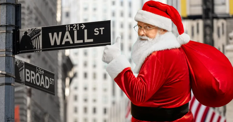 Santa Claus Wall Street
