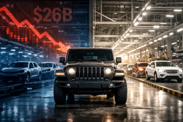 Jeep Maker Stellantis Takes $26 Billion Loss