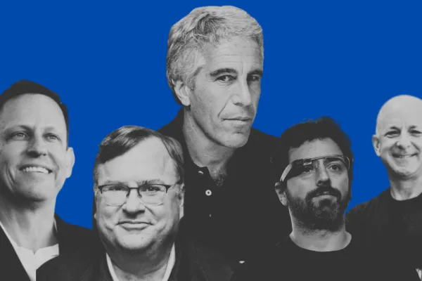 Epstein, Thiel, Hoffman, Brin, Sinofsky