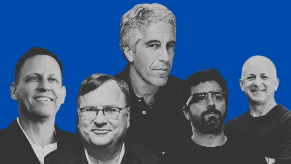 Epstein, Thiel, Hoffman, Brin, Sinofsky