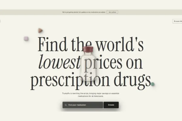 Trump RX Website