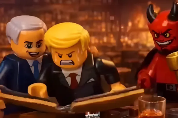 How Iran Is Targeting Trump With Viral Lego Meme Warfare