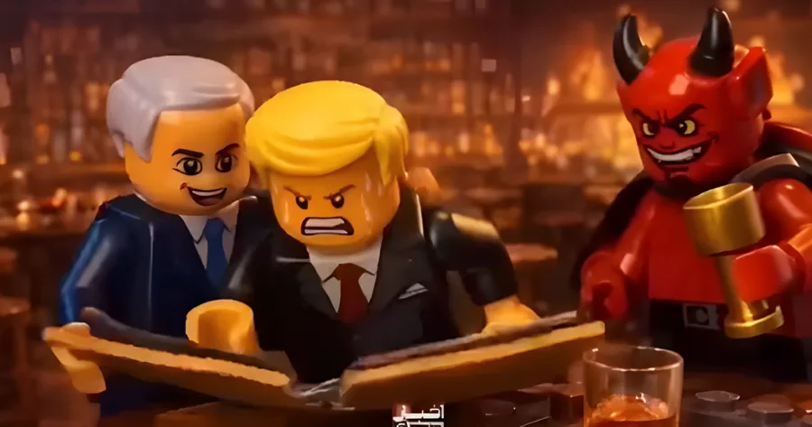 How Iran Is Targeting Trump With Viral Lego Meme Warfare