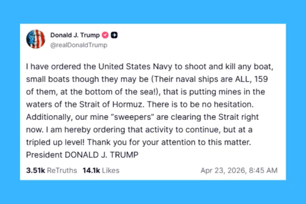 Trump Shoot to Kill Order