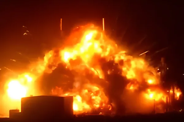 Blue Origin Test Explodes