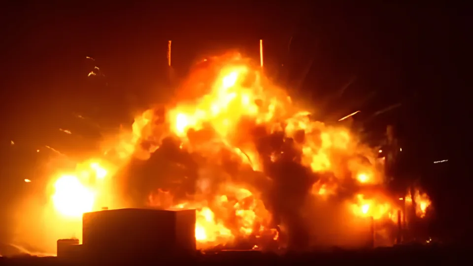 Blue Origin Test Explodes