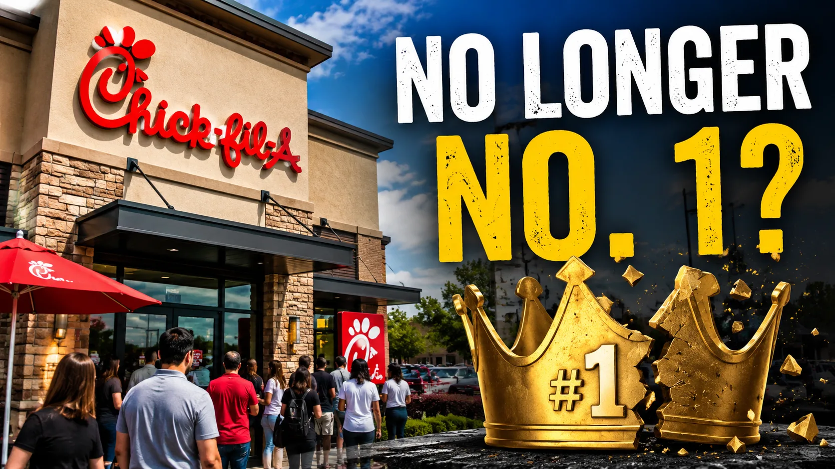 Chick-fil-A loses its top ranking in a major customer satisfaction survey as a new fast-food chain claims the No. 1 spot in America.