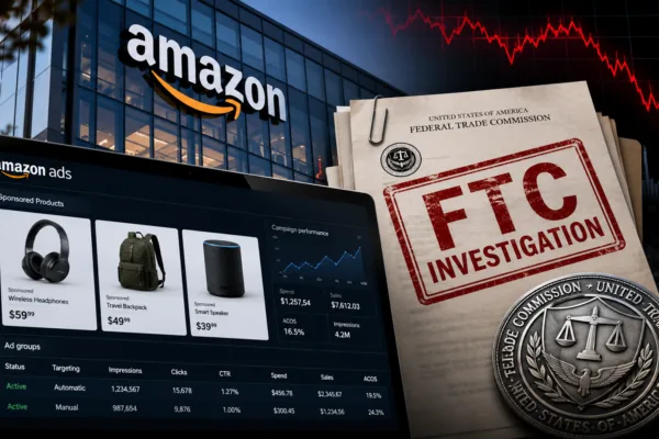 Amazon advertising business faces FTC investigation as regulators examine advertising practices that could result in billions of dollars in penalties.