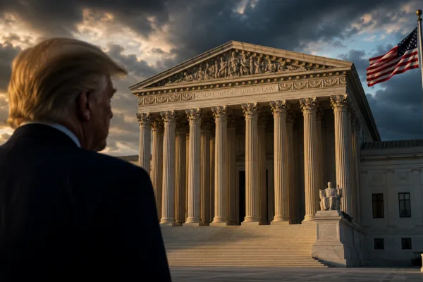 President Donald Trump faces major Supreme Court decisions on executive power, birthright citizenship, and federal agency authority.