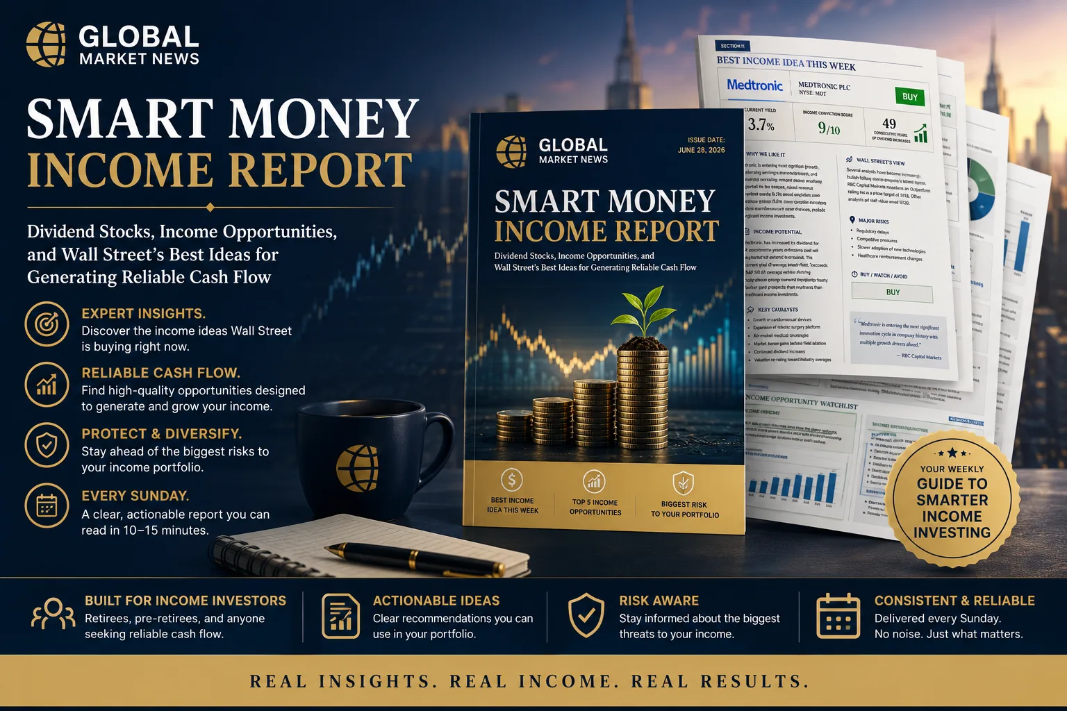 Smart Money Income Report dividend stocks and income opportunities