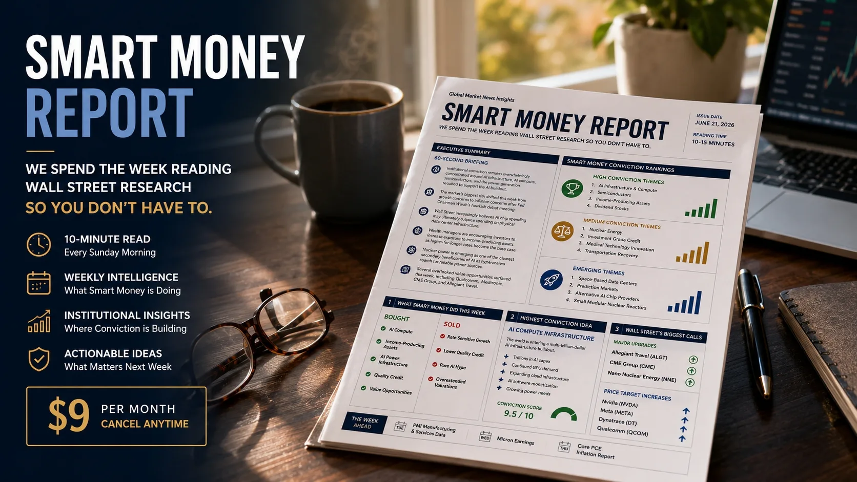 Smart Money Report weekly investment briefing