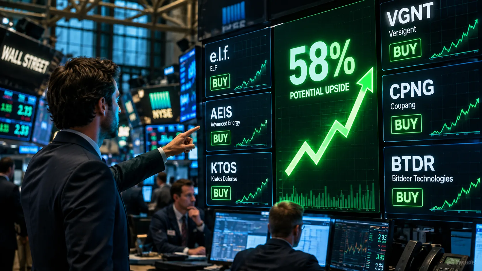 Wall Street trader points to buy-rated small-cap stocks with up to 58% potential upside