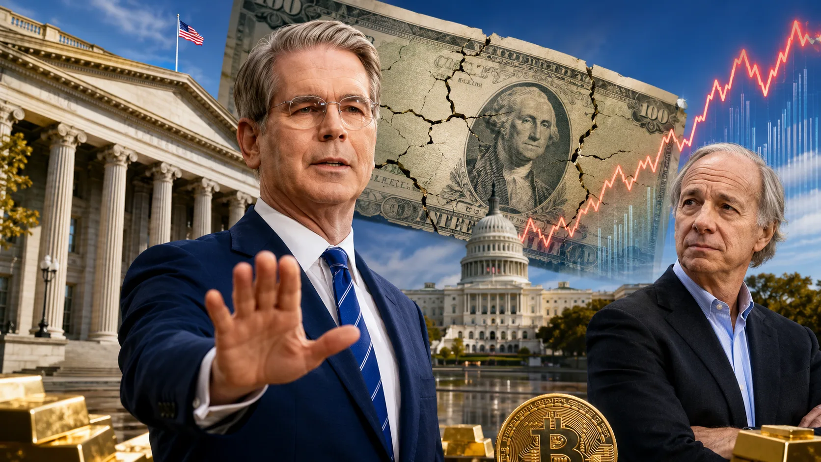 Ray Dalio warns Scott Bessent’s Treasury bond buybacks signal a U.S. debt crisis is getting closer