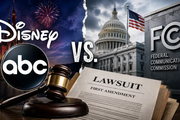 Disney ABC sues FCC in First Amendment lawsuit over broadcast licenses and alleged Trump administration retaliation