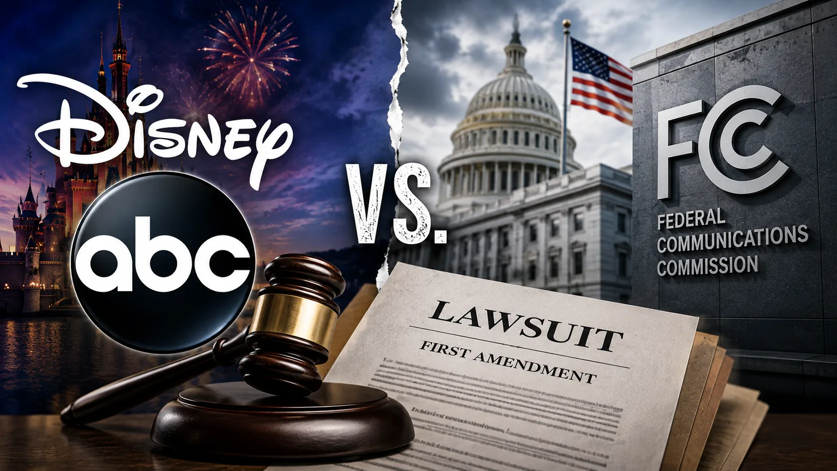 Disney ABC sues FCC in First Amendment lawsuit over broadcast licenses and alleged Trump administration retaliation