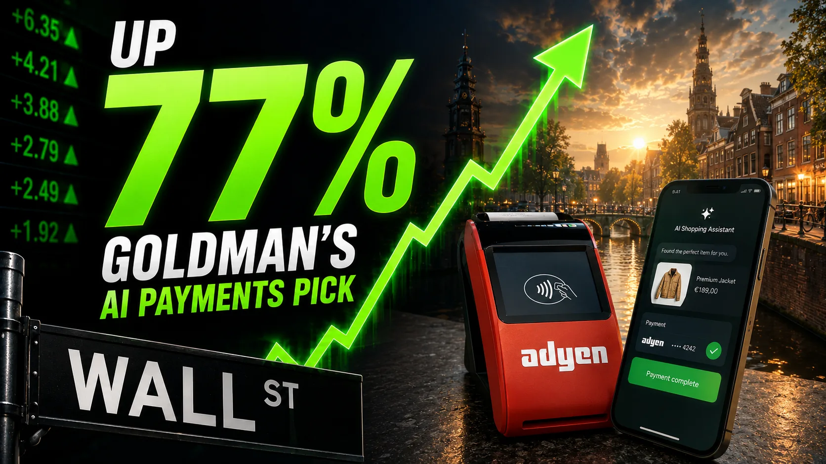 Goldman’s AI Payments Pick 77% Upside
