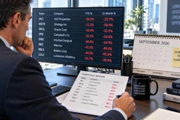 Investor reviews beaten-down stocks including Nike, Oracle and Lululemon ahead of 2026 year-end tax-loss selling