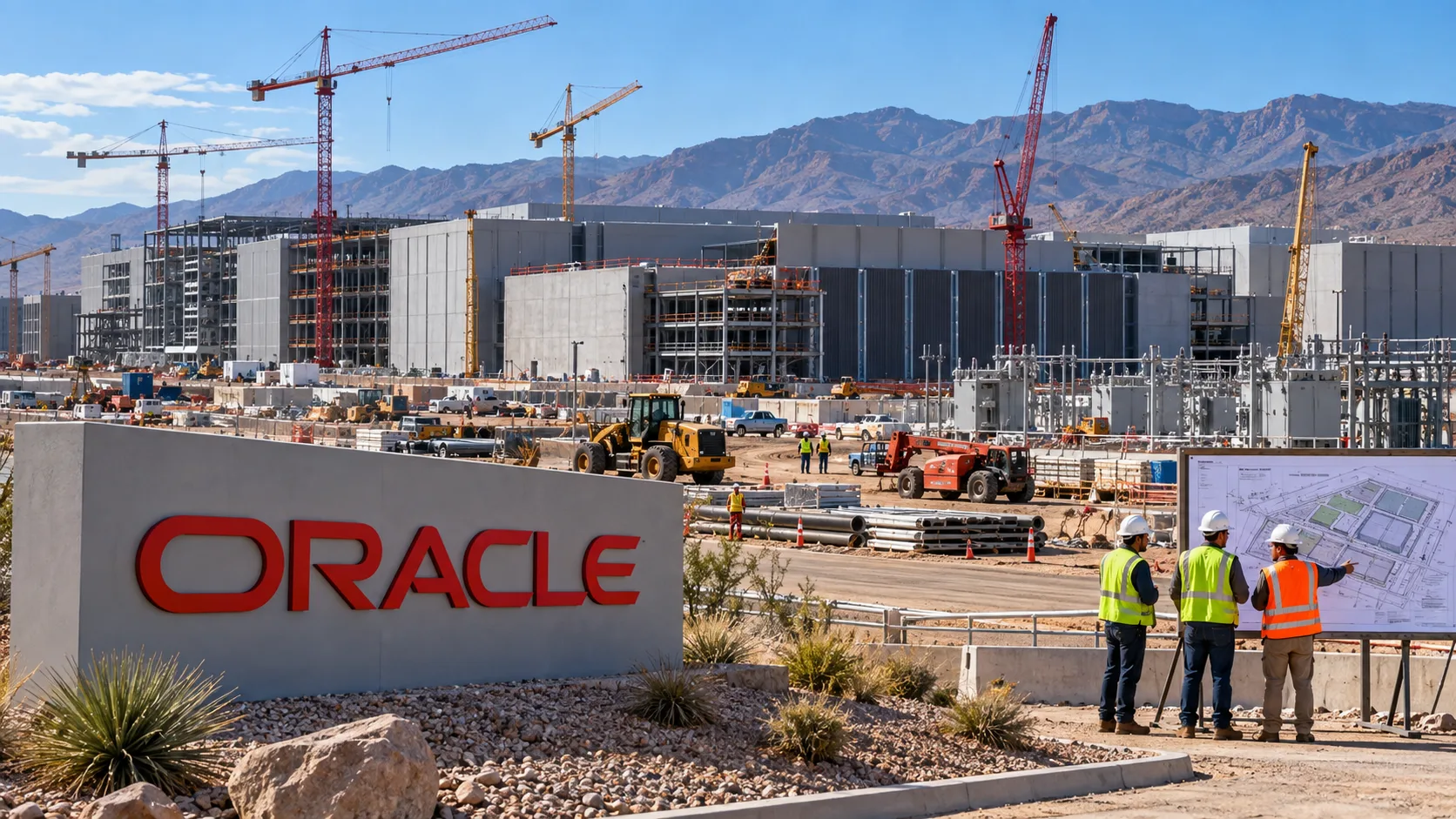 Oracle Data Center Under Construction