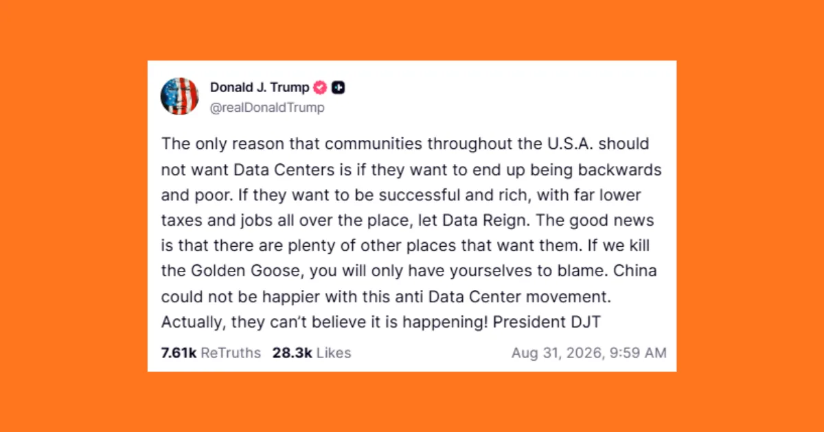 Trump on Data Centers