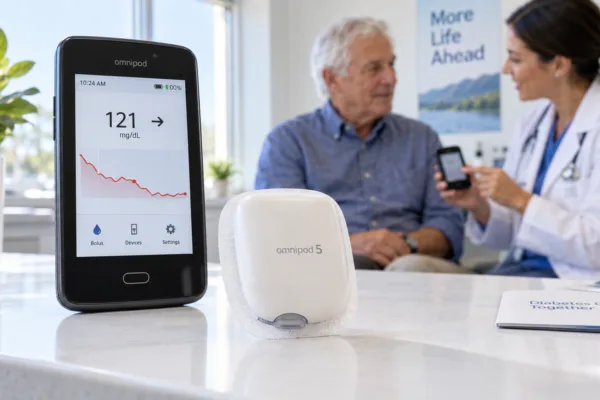 Insulet Omnipod 5 insulin delivery system as medical device stock falls despite Type 2 diabetes growth potential