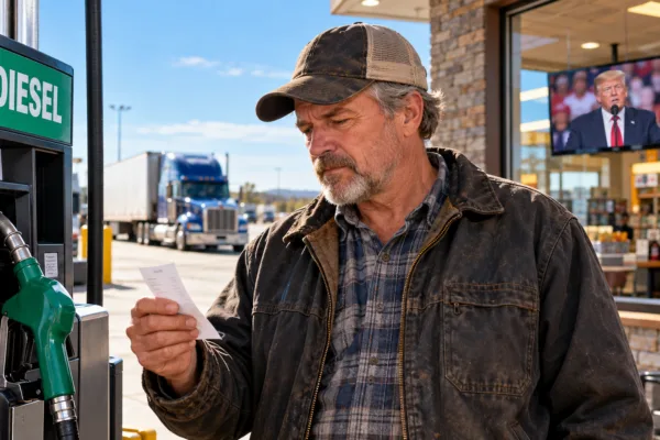 Diesel receipt check as Trump rally airs