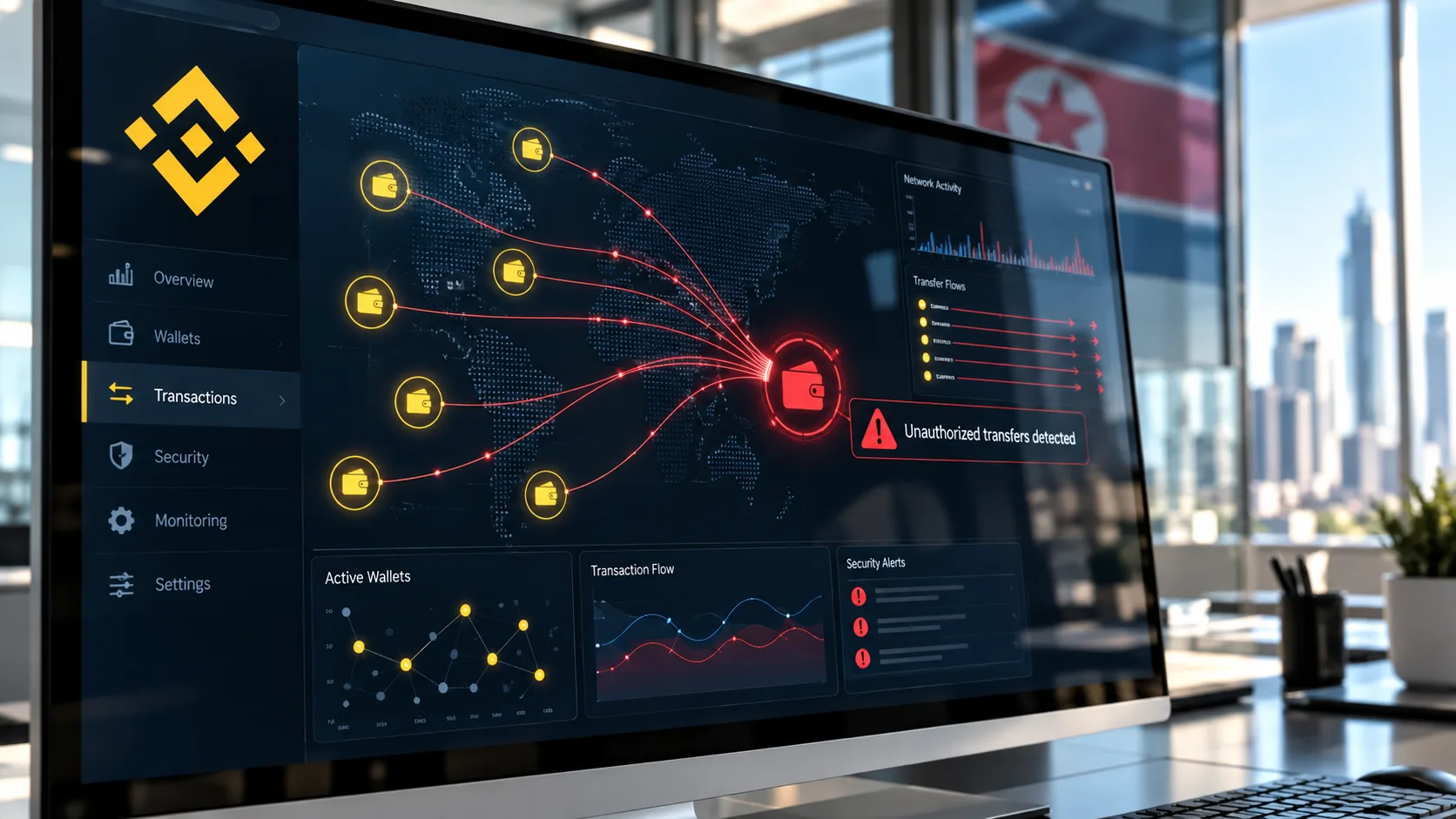 Digital Outflows on Security Dashboard