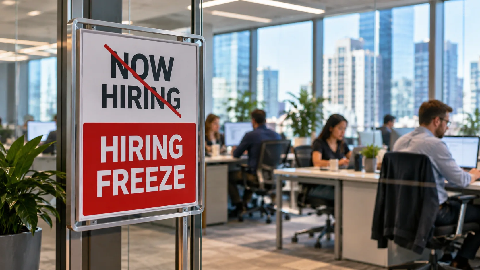 Hiring Freeze in the Modern Office
