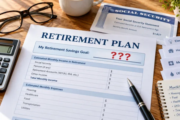 Retirement Planning on the Desk