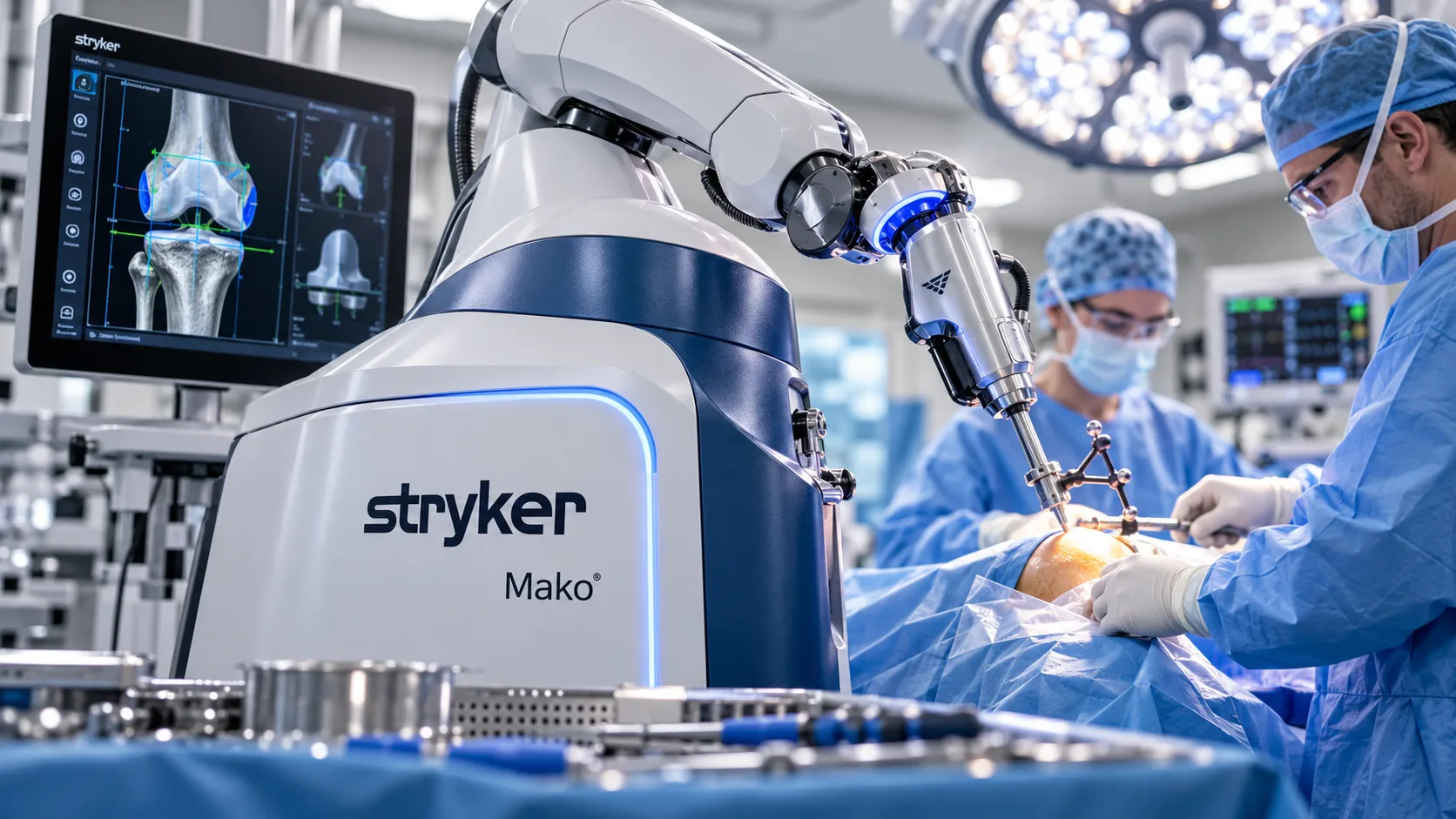 Robotic Knee Surgery in a Modern Operating Room