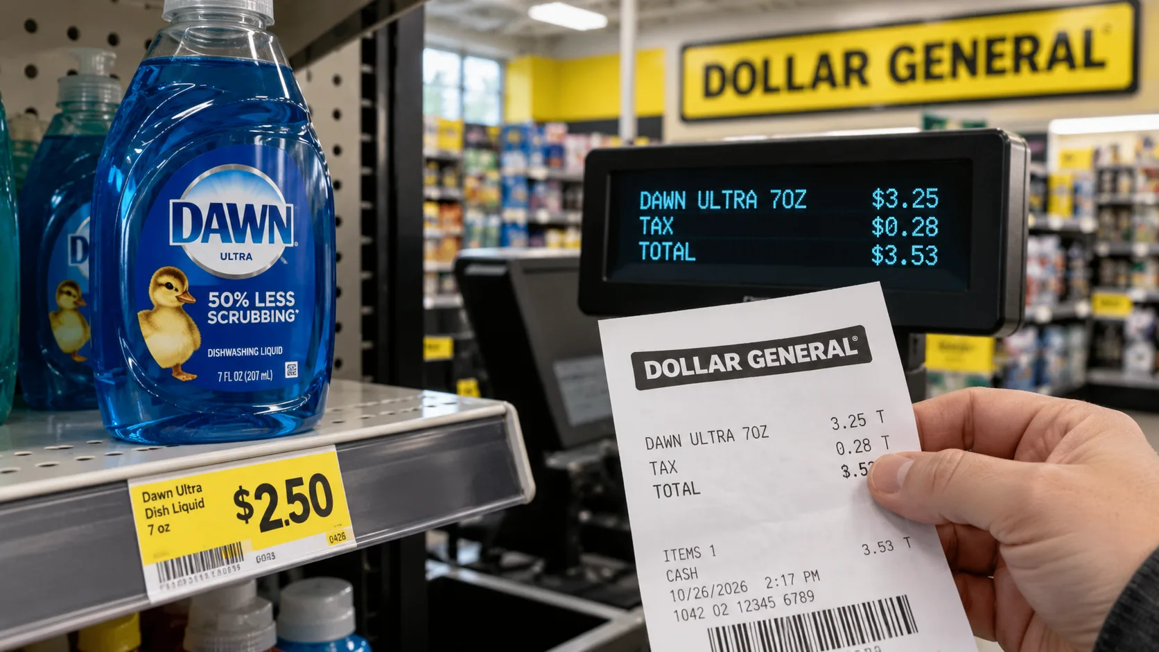 Shelf Price vs. Checkout Total