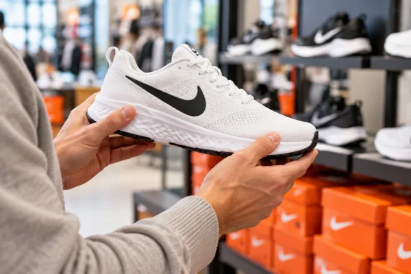 Thoughtful Shopper Weighs a Nike Purchase